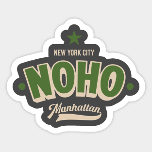 Streetwise Manhattan: Rock Noho's Urban Edge in Style Sticker